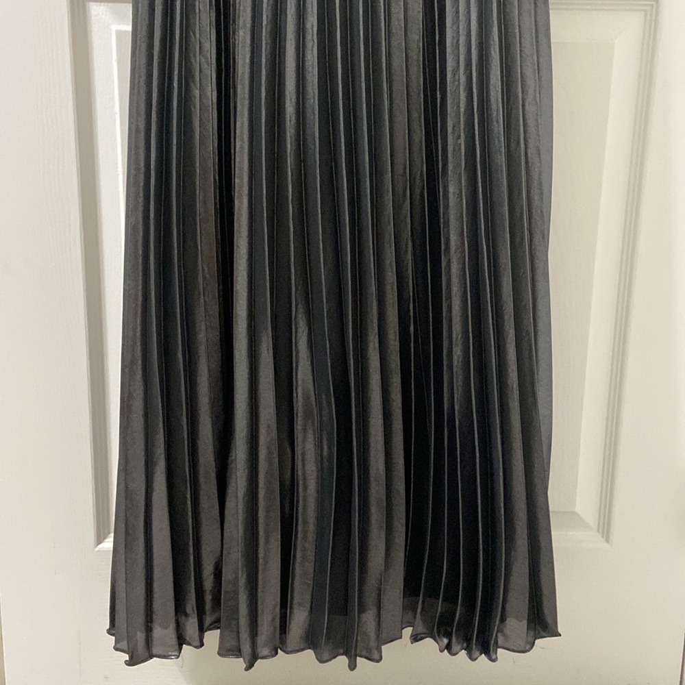 Aidan Mattox Silver Maxi Dress - Picture 6 of 10